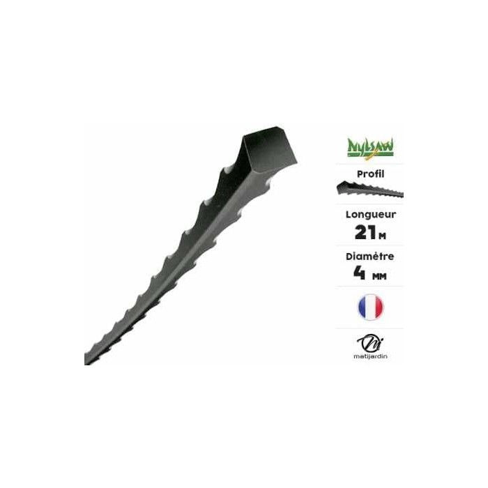 NYLSAW 3,0 MM x 37 MTS TOOTHED SCREW-BREAKER WIRE