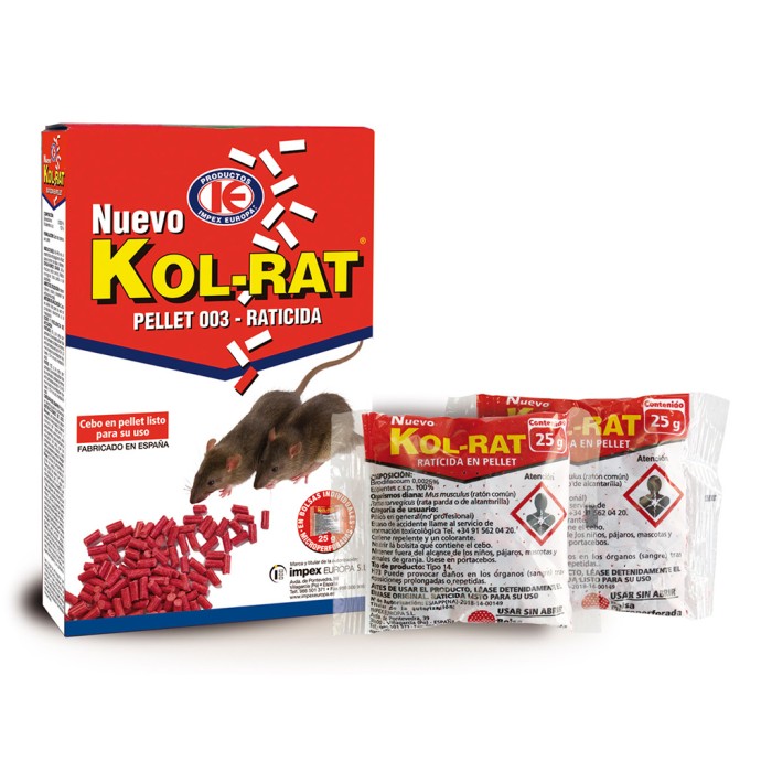 KOL-RAT PELLET BAIT FOR...